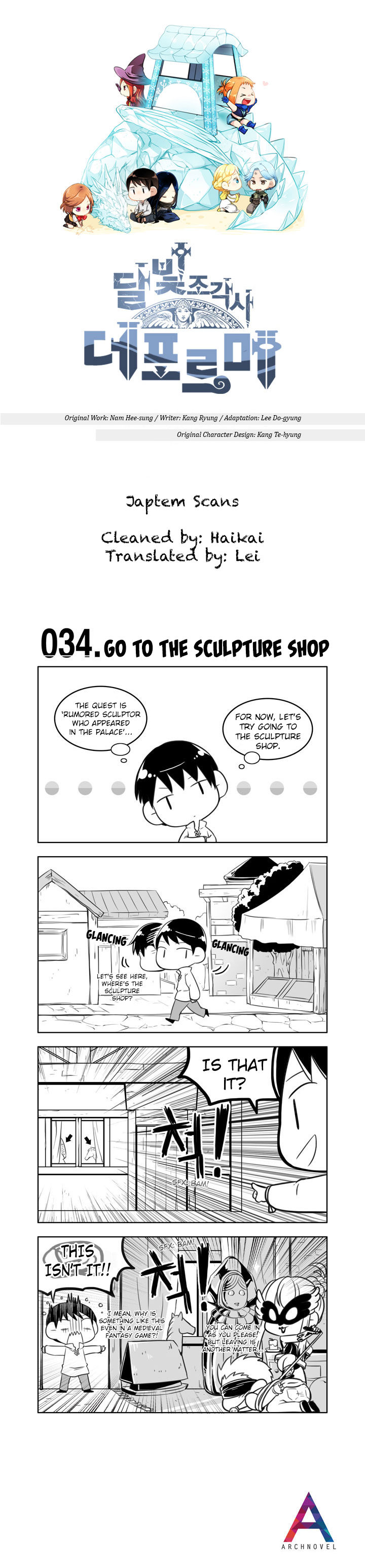 Moonlight Sculptor 4-koma-Chapter 34